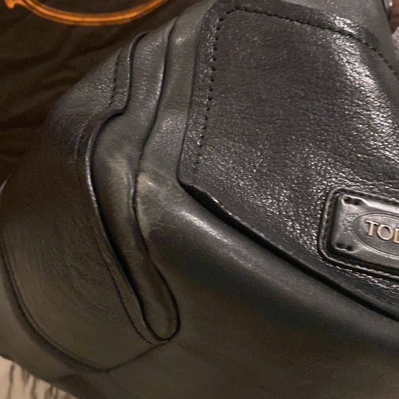 Tod’s DD bag toppe convertible satchel/crossbody purse in black leather - Picture 8 of 10